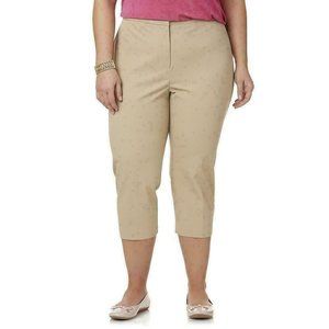 Simply Emma Women's Capri Bi Stretch size 24W NEW